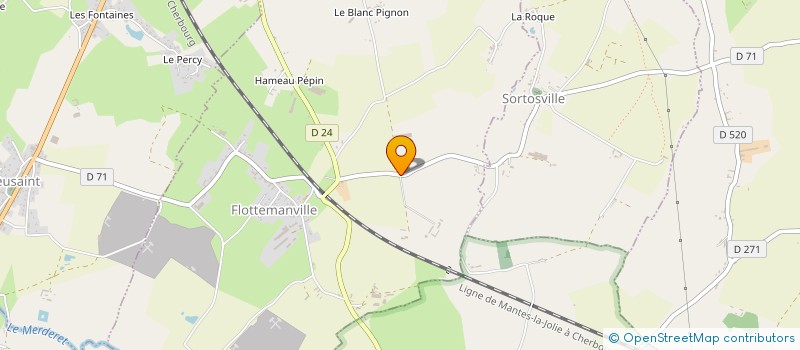 localisation de l'entreprise AUBERGE DU PONT COCHON  FLOTTEMANVILLE