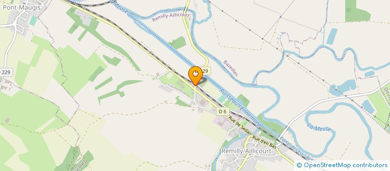 localisation de l'entreprise AUBERGE DU PORT  REMILLY-AILLICOURT