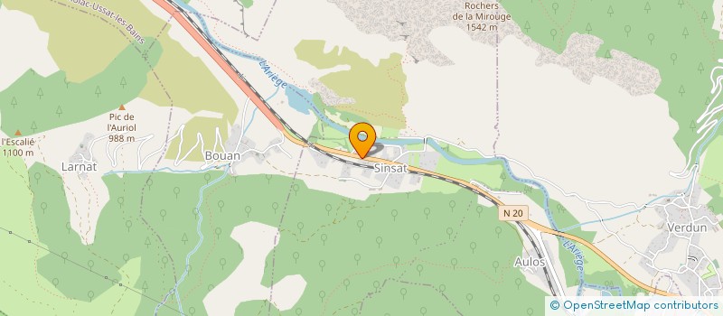 localisation de l'entreprise AUBERGE DU QUIE à AULOS-SINSAT