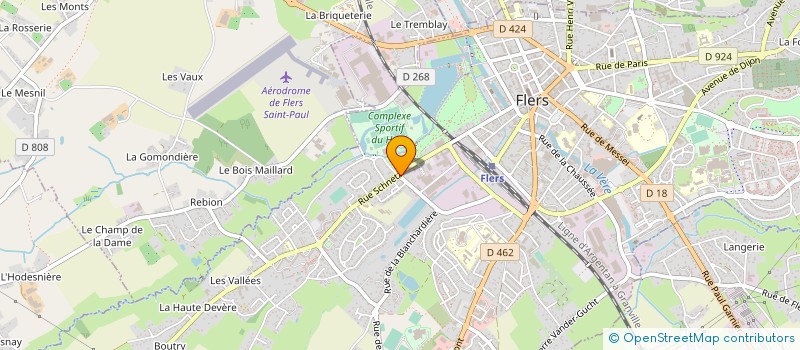 localisation de l'entreprise AUBERGE DU RELAIS FLEURI à FLERS