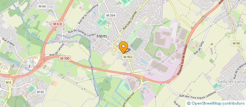 localisation de l'entreprise AUBERGE DU TILLEUL à HEM