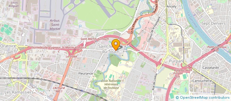 localisation de l'entreprise AUBERGE DU TOUCH à TOULOUSE