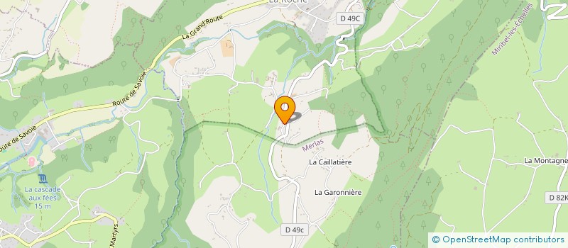 localisation de l'entreprise AUBERGE DU VAL D AINAN  SAINT-GEOIRE-EN-VALDAINE