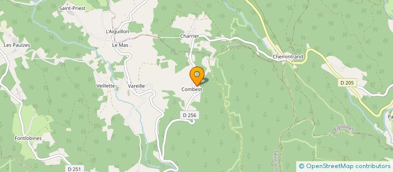 localisation de l'entreprise AUBERGE DU VERMONT  BAFFIE