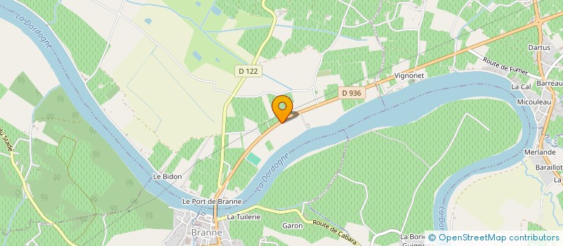 localisation de l'entreprise AUBERGE DU VILLAGE  ST-CHRISTOPHE-DES-BARDES