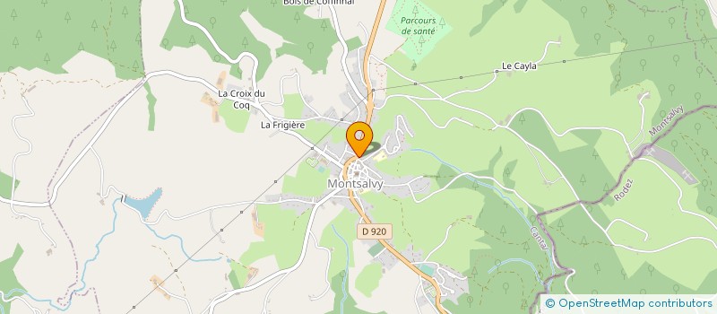localisation de l'entreprise AUBERGE FLEURIE à MONTSALVY