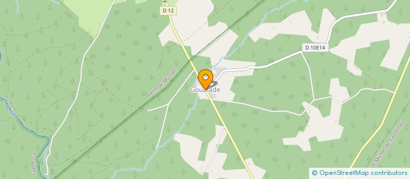 localisation de l'entreprise AUBERGE GASCONNE  GOUALADE