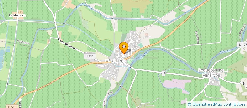 localisation de l'entreprise AUBERGE JEUNESSE AIDE JEUNES EN DIFFICUL à PUICHERIC