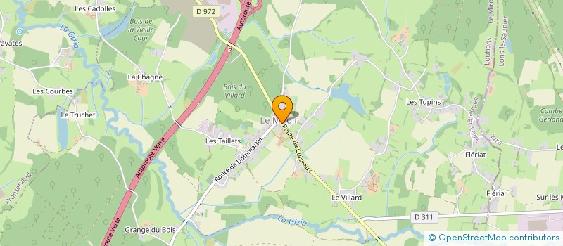 localisation de l'entreprise AUBERGE L'OMBELLE  LE MIROIR