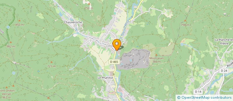 localisation de l'entreprise AUBERGE LA MUSARDIERE SARL à LEPUIX