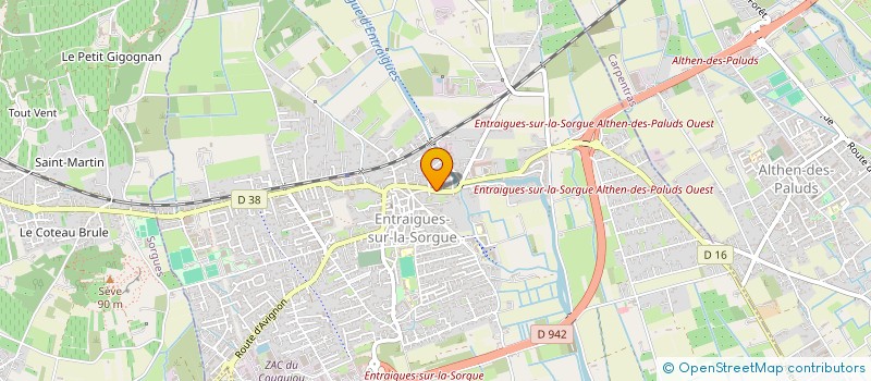 localisation de l'entreprise AUBERGE LE BEAL  ENTRAIGUES-SUR-LA-SORGUE