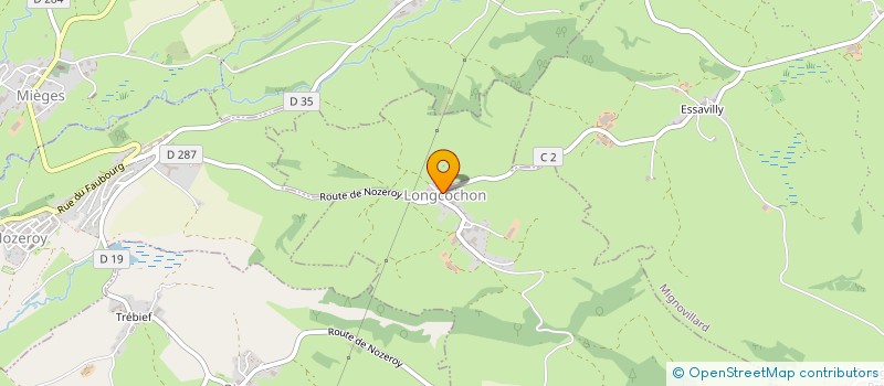 localisation de l'entreprise AUBERGE   LOISIRS LE SILLET à LONGCOCHON