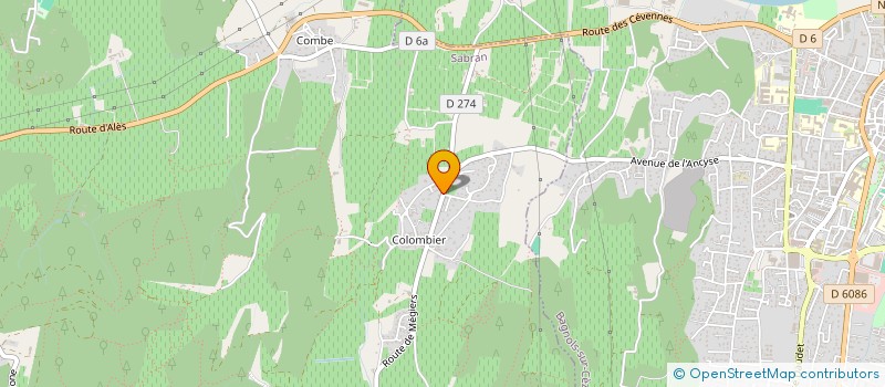 localisation de l'entreprise AUBERGE LOU CALEOU SARL  VENEJAN