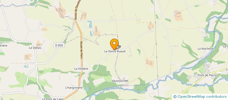 localisation de l'entreprise AUBERGE MANOIR DE LA NOCHERIE à SAINT-BOMER-LES-FORGES