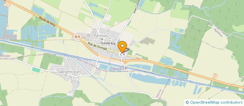 localisation de l'entreprise AUBERGE PARIS-STRASBOURG à PERTHES