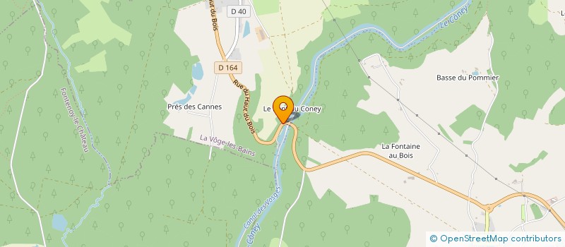 localisation de l'entreprise AUBERGE PONT DU CONEY  FONTENOY-LE-CHATEAU