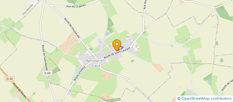 localisation de l'entreprise AUBERGE SAINT PIERRE  REUVILLE