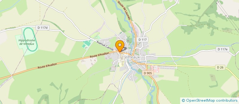 localisation de l'entreprise AUBERGE VITTELLIENNE  VITTEAUX