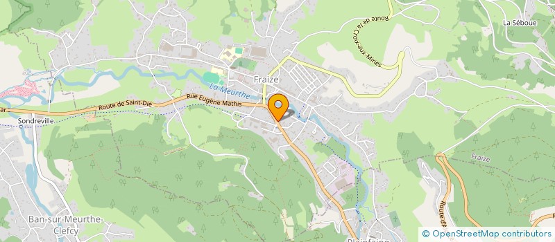 localisation de l'entreprise AUBERGE VOSGIENNE à FRAIZE