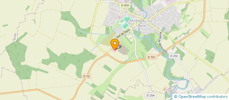 localisation de l'entreprise AUBERIME à MIREBEAU-SUR-BEZE