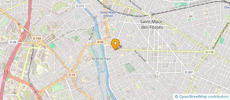 localisation de l'entreprise AUBERLET ET LAURENT à SAINT-MAUR-DES-FOSSES