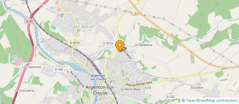 localisation de l'entreprise AUBERMAS TAXI  SAINT-MARCEL