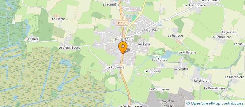 localisation de l'entreprise AUBERT  PETIT-MARS