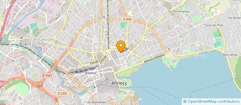 localisation de l'entreprise AUBERT  EPAGNY METZ-TESSY