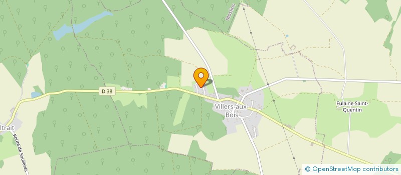 localisation de l'entreprise AUBERT à VILLERS-AUX-BOIS