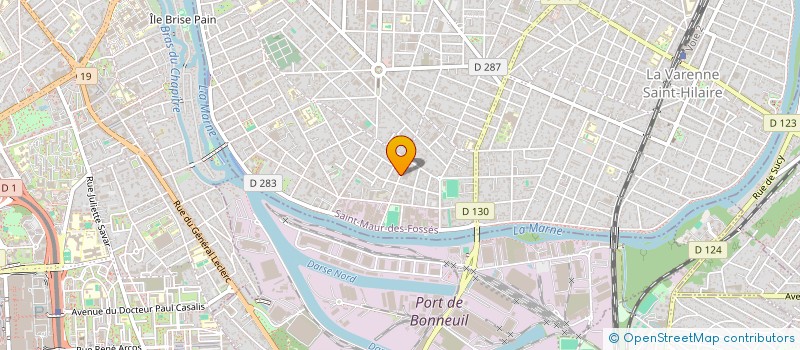 localisation de l'entreprise AUBERT à SAINT-MAUR-DES-FOSSES