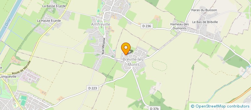 localisation de l'entreprise AUBERT  BREVILLE-LES-MONTS