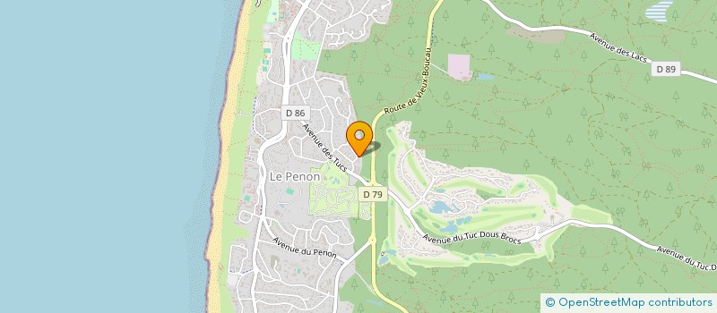 localisation de l'entreprise AUBERT  SEIGNOSSE