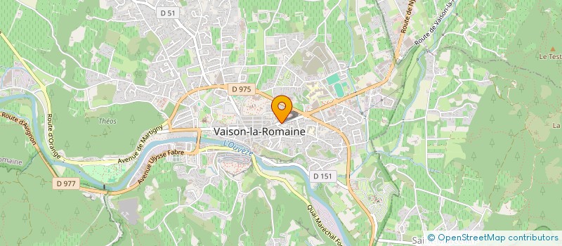 localisation de l'entreprise AUBERT BONNAVENTURE  VAISON-LA-ROMAINE