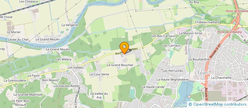 localisation de l'entreprise AUBERT CONSTRUCTION  BALLAN-MIRE