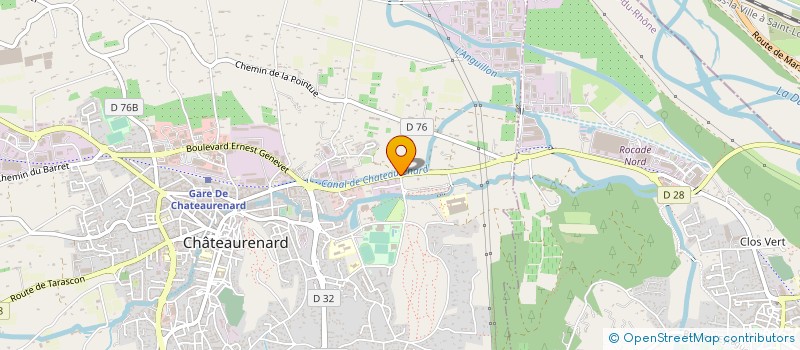 localisation de l'entreprise AUBERT ELECTRICITE à CHATEAURENARD