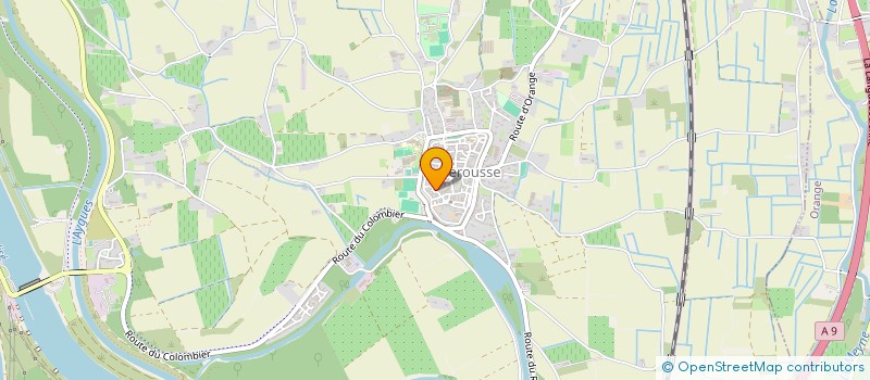 localisation de l'entreprise AUBERT ET FILS à CADEROUSSE