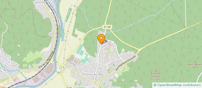 localisation de l'entreprise AUBERT EXPERTISE COMPTABLE  LACROIX-SAINT-OUEN