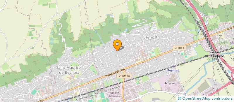 localisation de l'entreprise AUBERT INVESTISSEMENTS à BEYNOST