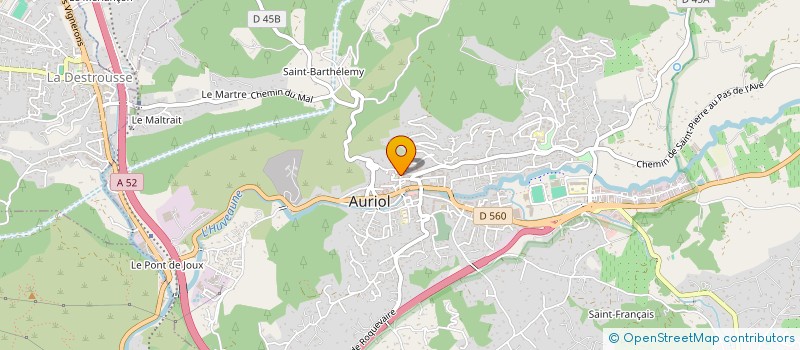 localisation de l'entreprise AUBERT J P ET CARBONNIER M à AURIOL