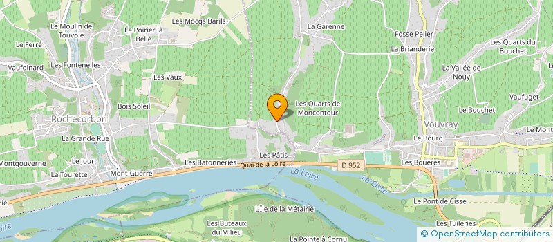 localisation de l'entreprise AUBERT JEAN-CLAUDE ET DIDIER  VOUVRAY