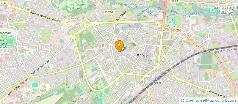 localisation de l'entreprise AUBERT'KAIL  ARRAS