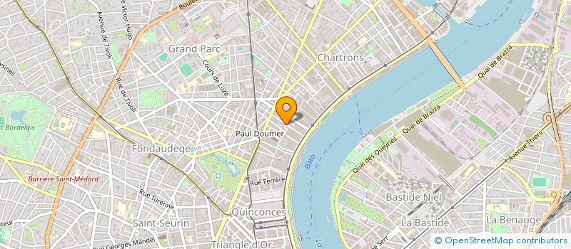 localisation de l'entreprise AUBERT LEPAGE INVESTISSEMENTS à BORDEAUX