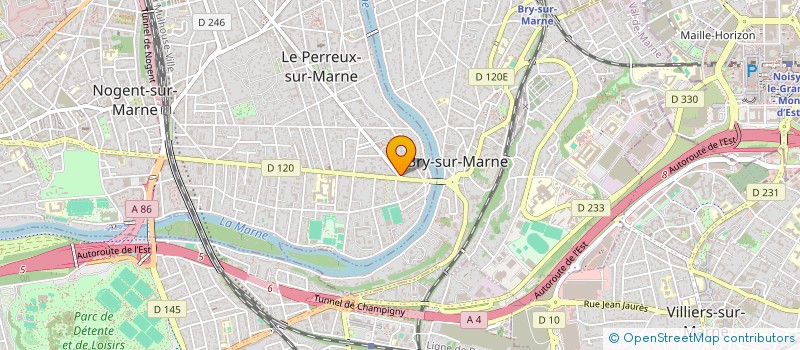 localisation de l'entreprise AUBERT PATRIMOINE à LE PERREUX-SUR-MARNE