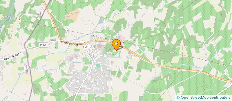 localisation de l'entreprise AUBERT PISCINES  GRILLON