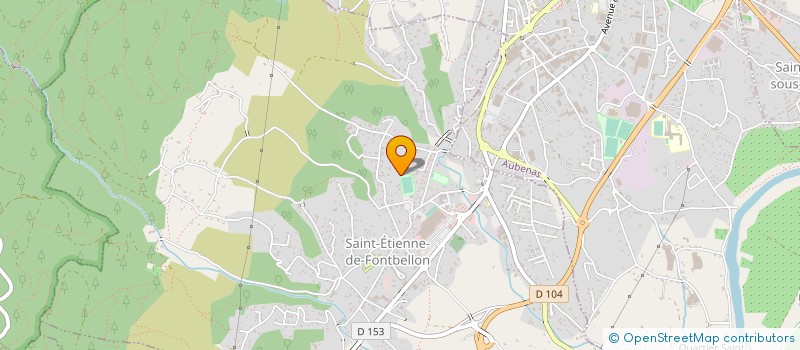 localisation de l'entreprise AUBERT PRODUCTIONS SARL à SAINT-ETIENNE-DE-FONTBELLON