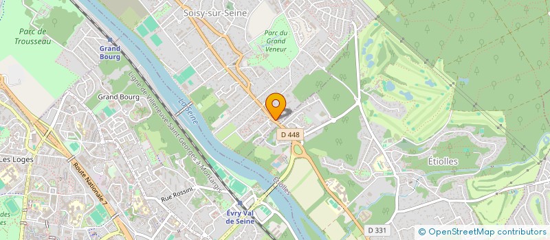 localisation de l'entreprise AUBERT SERVICES à SOISY-SUR-SEINE