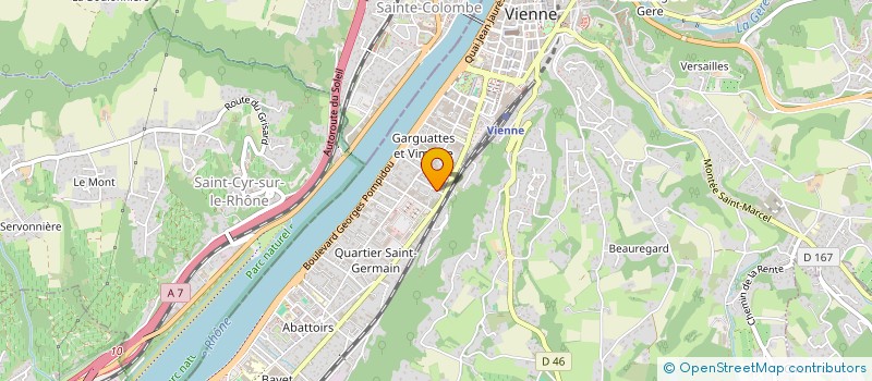 localisation de l'entreprise AUBERTEIN INVESTISSEMENTS  VIENNE