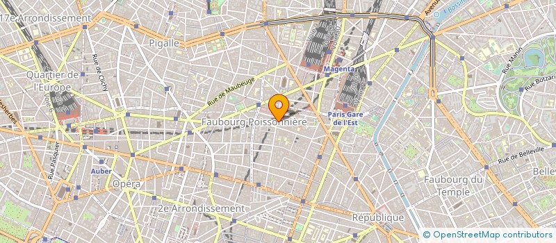 localisation de l'entreprise AUBERTIN à PARIS