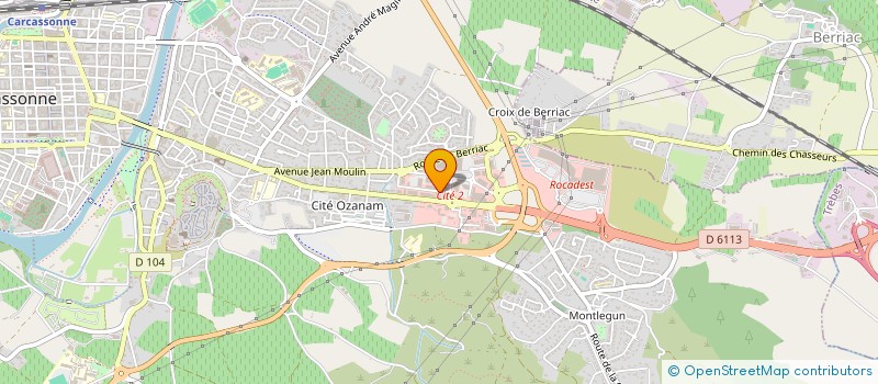 localisation de l'entreprise AUBERTIN ET FILS  CARCASSONNE