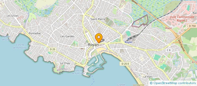 localisation de l'entreprise AUBERVILLE  ROYAN